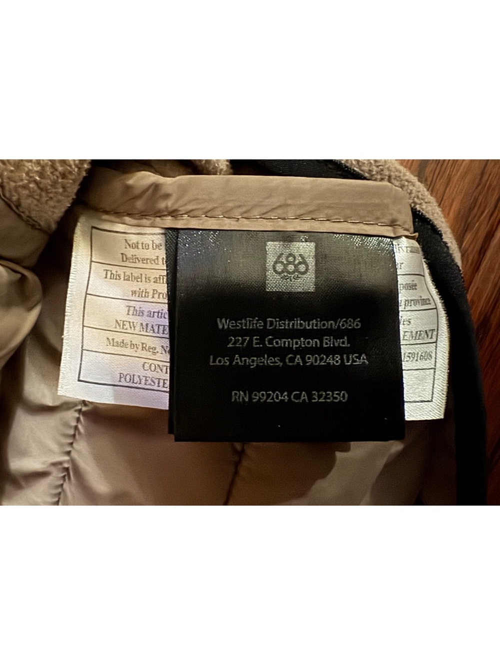 686 Smarty Men’s Thermal Puffer Jacket Large - Picture 4 of 5